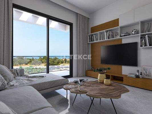 Seaview Apartments Close to Golf Courses in Girne Karaağaç