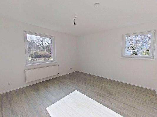 Ansicht I: Wohn- und Esszimmer