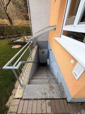 Treppe zur Einliegerwohnung
