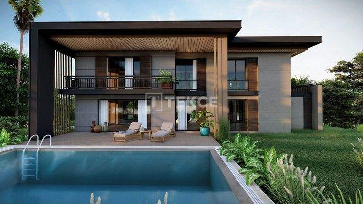 Villa in a Peaceful Complex Surrounded by Nature in Trabzon Ortahisar