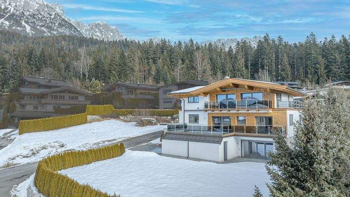 KITZIMMO-Neubauvilla in sonniger Top-Ruhelage kaufen - Immobilien Ellmau am Wilden Kaiser.