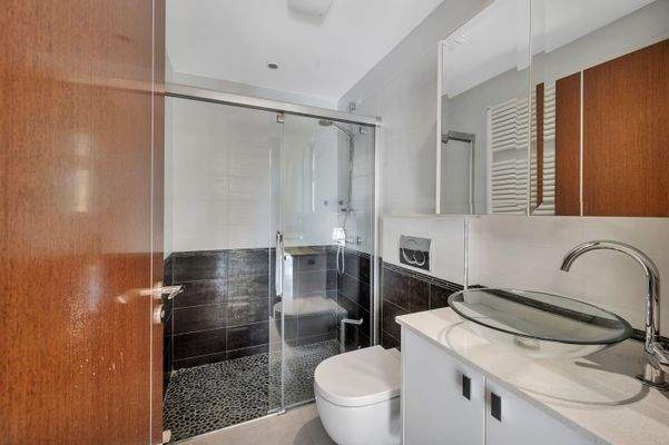 Bathroom in villa in Costa d'en Blanes