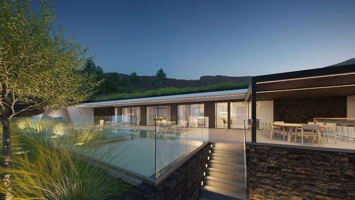 Kreta, Chersonisou: Moderne Luxusvilla mit atemberaubendem Meerblick zu verkaufen