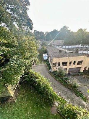 Blick auf Schreinerei