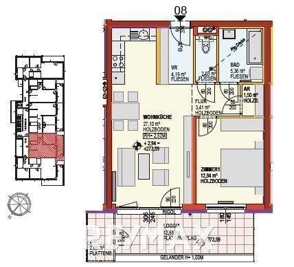 Stiege 2_Top 8, Finanz.-Beitrag: €29.659,-