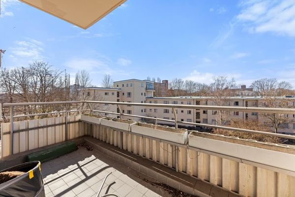 Balkon am Wohnzimmer