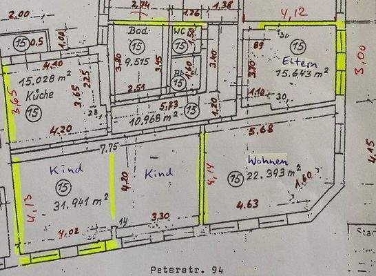 Gemaßte Grundrisse (2)