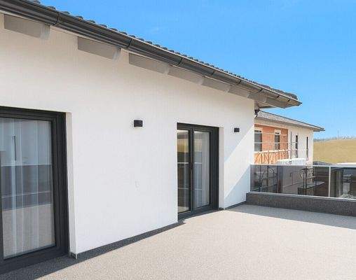 Private Dachterrasse mit Penthouse-Gefühl