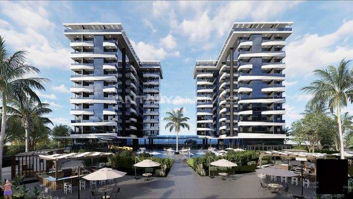 Luxury Apartments in a Complex with Hotel Amenities in Alanya