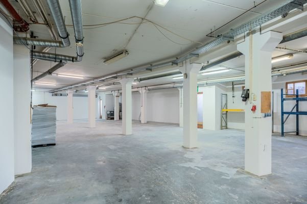 Blick in die Mietfläche