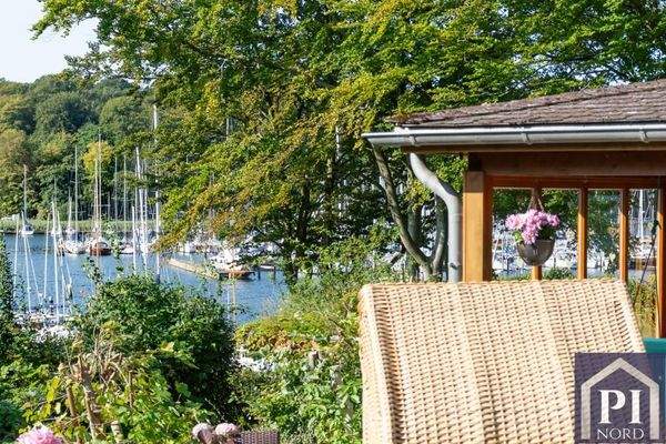 Direkten Blick auf den Hafen