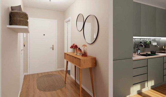 Freundlicher Flurbereich