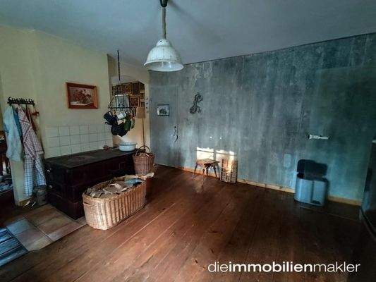 Küche mit Kochmaschine