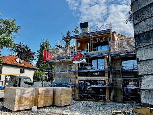 Das Richtfest hat schon stattgefunden