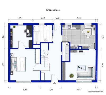 GR Erdgeschoss Möbeliert