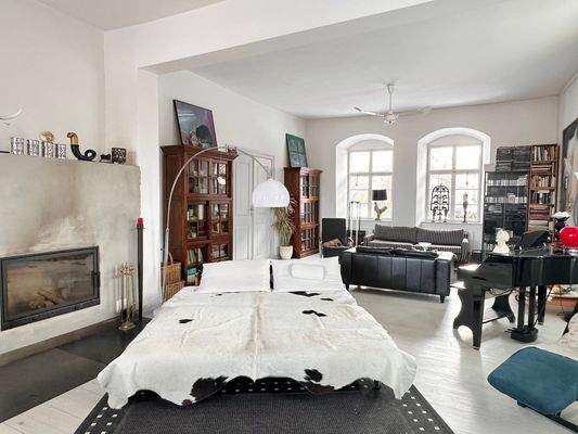 Wohlfühlen vor dem tollen Kamin