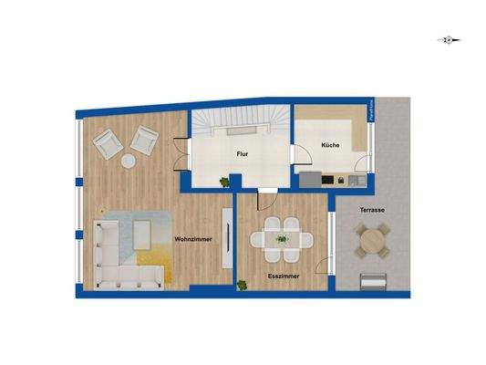 Grundriss Obergeschoss