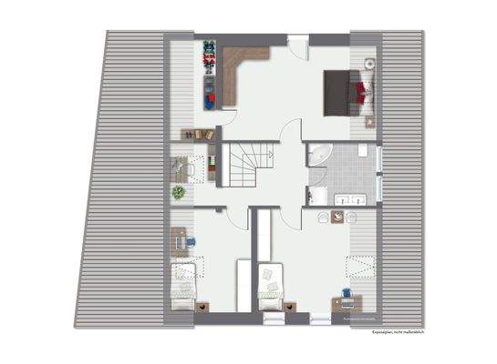 Grundriss Vorderhaus OG