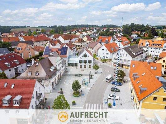 Blick auf den Marktplatz