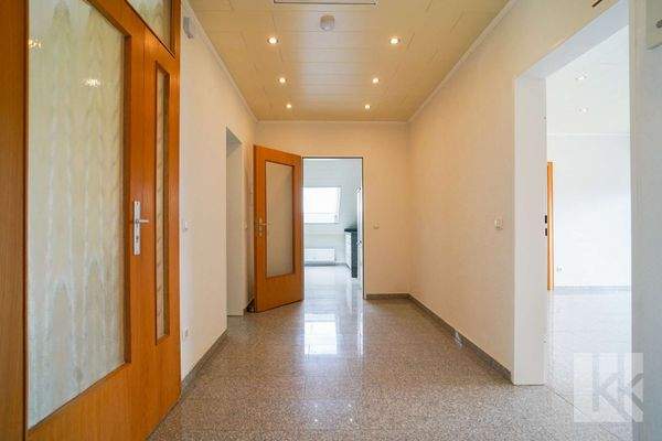 Der Flur zu den Wohnräumen