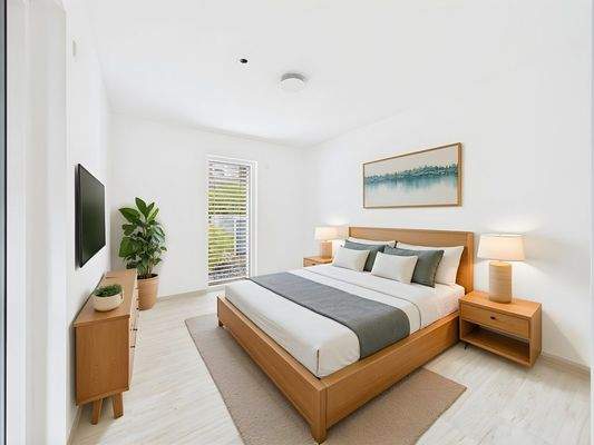 Schlafzimmer visualisiert