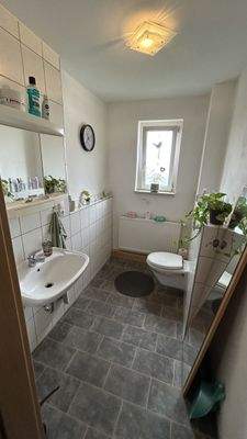 Toilette im Obergeschoss