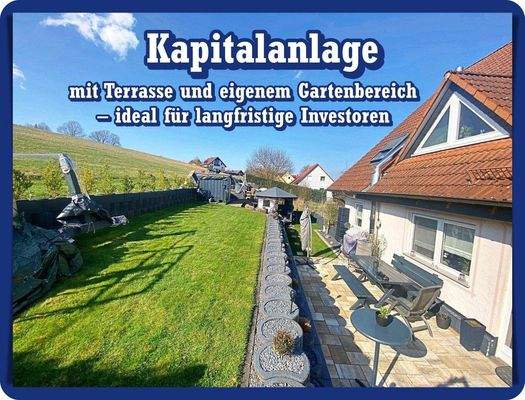 Kapitalanlage mit Garten, Terrasse, 2 Stellplätze