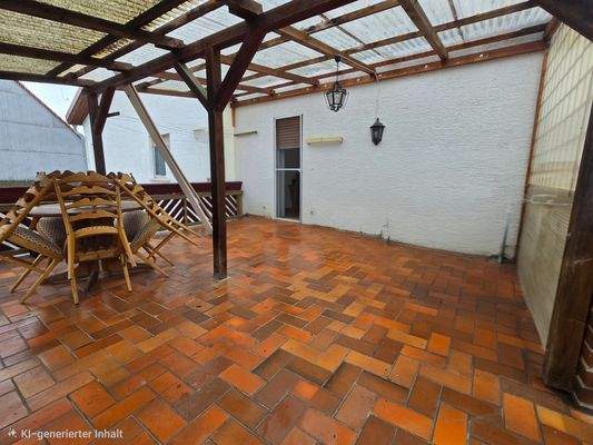 große Terrasse, 1. OG