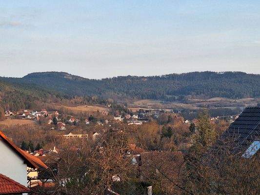 Blick von dem Balkon