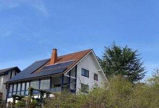 Hausansicht Gartenseite