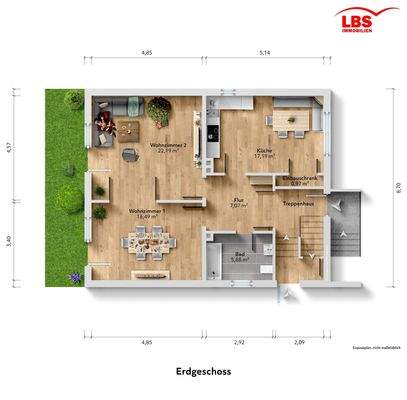 Grundriss - Erdgeschoss
