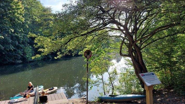 14-Kanu-Einsatzstelle in 80 m