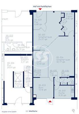   Grundriss Handel H1 im EG