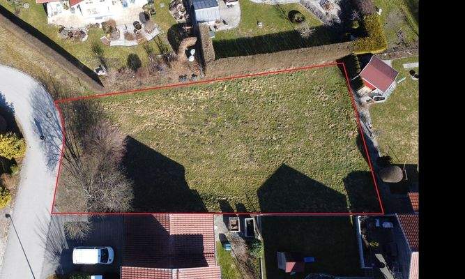 Ansicht Grundstück von oben