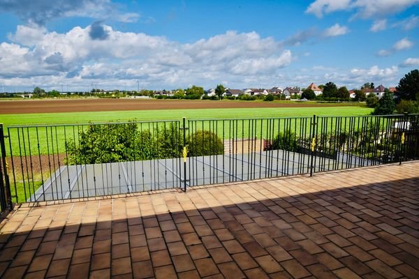 Fernblick von der Dachterrasse