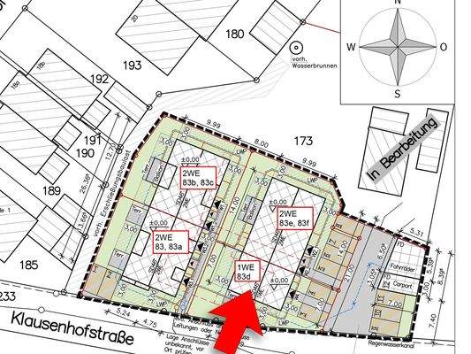 Lageplan Klausenhofstraße 83d
