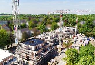 Drohnenaufnahme Häuser 1,2,3,4 und 5