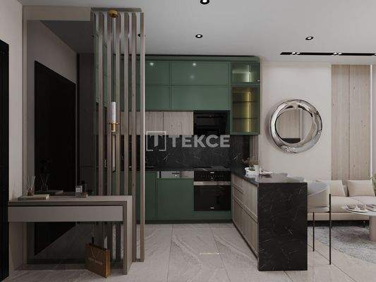 Apartments for Sale in a New Project with Pool in Altıntaş Antalya