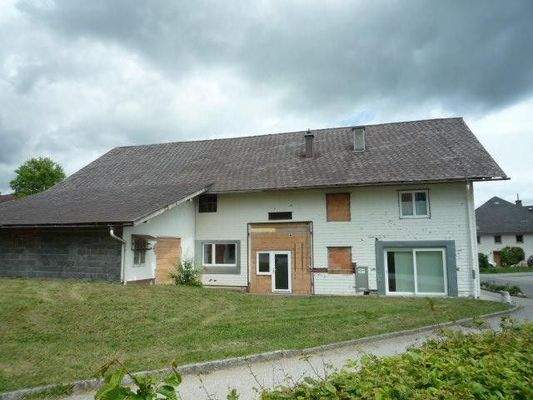 Westansicht mit Garten