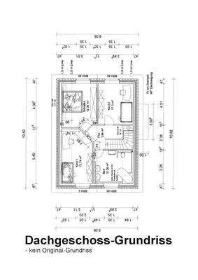Dachgeschoss-Grundriss