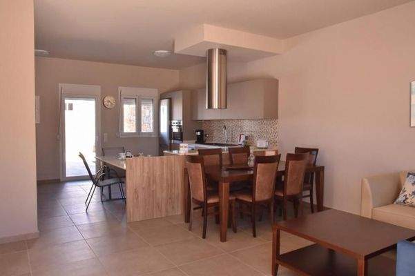 Kreta, Kounali: Moderne Villa mit 3 Zimmern, Pool und Meerblick zu verkaufen