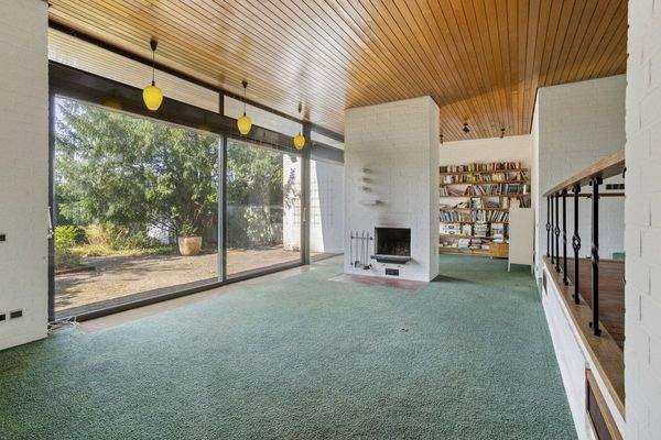 Wohnzimmer Blick zur Terrasse