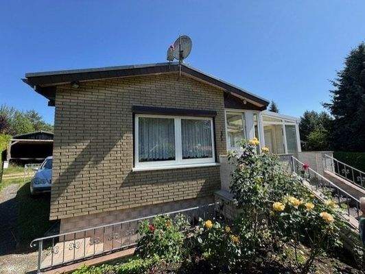 Haus mit Wärmedämmung