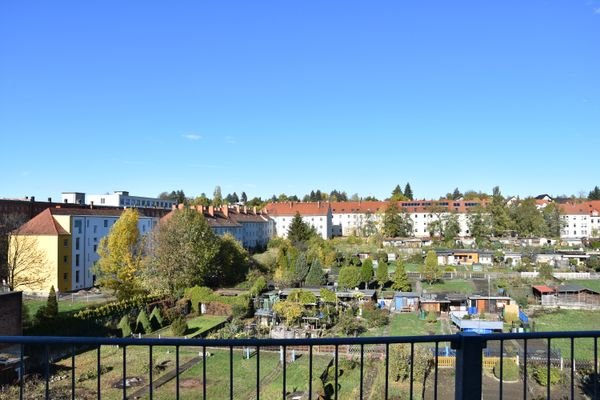 Ausblick vom Balkon