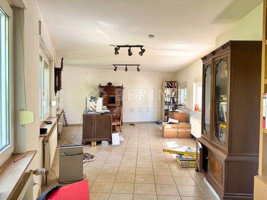 Anbau mit vielen Fenstern