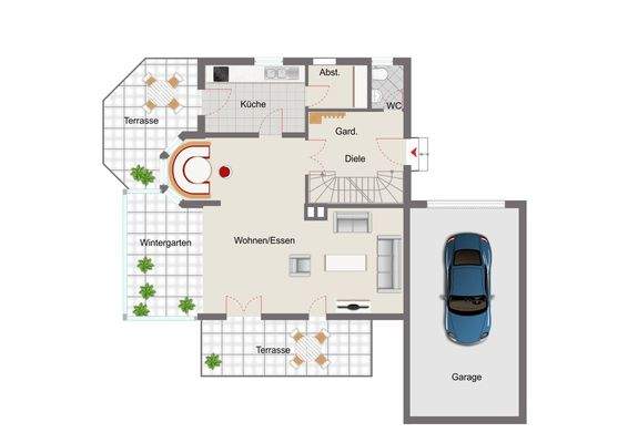 Grundriss Erdgeschoss