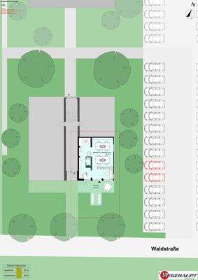 Grundriss_Variante_Buero_Erdgeschoss mit Lage