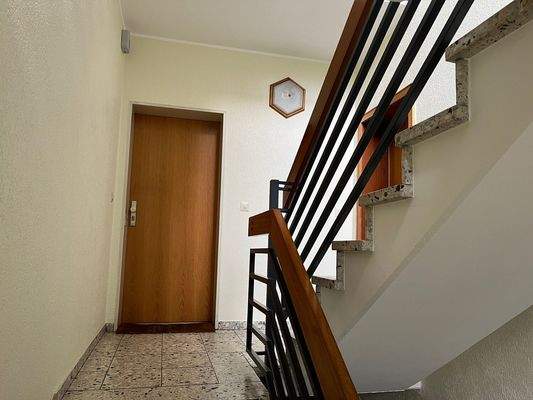 renoviertes Treppenhaus