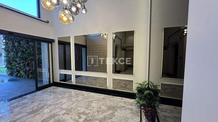 Wide Apartments in a Complex with Pool in Bornova