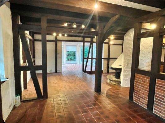 offener Wohnbereich im Erdgeschoss